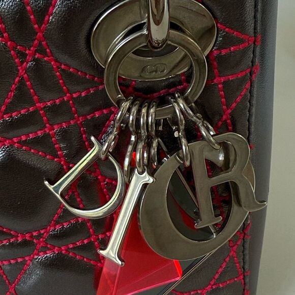 DIOR Lady Dior Anselm Reyle Cannage Medium Metallica Handbag - Picture 4 of 11